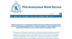 Desktop Screenshot of pillsanonymous.org