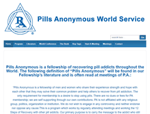Tablet Screenshot of pillsanonymous.org